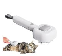 Cat Steams Brush, Cats Shedding Brush, 7.6x2.95x1.69 Inches Non-irritating Gentle Heated Groom Tool, Effective Hair Removal, Pet Grooming Comb for Detangling and Massage