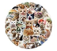 Cat Stickers, Funny Kitten Emblems, 1.8x2.76 Inches Scrapbooking & Journaling, Waterproof Pet Decals for Cats, These Labels Provide a Delightful Way to Customize