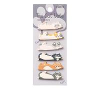 Cat Sticky Notes - Cute Sticky Notes, 180 Sheets Cartoon Paper Markers | Fun Novelty Adhesive Page Supplies For Women Boys Girls Teacher Kids School Work Classroom Student Indoor Outdoor Use