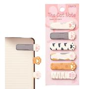 Cat Sticky Notes - Paper And Adhesive 180 Sheets And 14,5 cm, Adhesive Memo Tabs, Cute Notepad Fun Design | Page Marker Reminder Set, 180 fogli Notes For Students, Teacher, Kids, School, Work