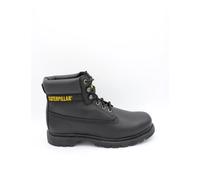 CAT - Stivale Stringato in Pelle Suola in Gomma - - Shoes - Uomo - Nero - 46 EU