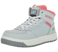 CAT Streamline Court Mid Composite Toe Stivali da costruzione da uomo, Glacier Grey Nubuk, 38 EU