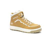 CAT Streamline Court Mid Composite Toe Stivali da costruzione da uomo, Pelle scamosciata taffy, 40 EU