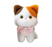 Cat Stuffed Animals - Cartoon Bell Design Kitten Figure, Plush Cats | Cartoon Toys Figures Dolls For Kids, Girls, Boys, Adult, Pet Lover, Christmas, Birthday, Easter, Collection, Home Sofa Table