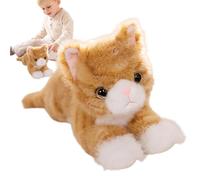 Cat Stuffed Animals, Cute Soft Simulation Cat Shape HuģgablePlusĥie
