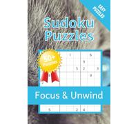 Cat Sudoku Puzzle Book: Sudoku Puzzles | Help Relieve Stress and Relax the Mind| 6x9 Inches, 110 Pages | 50+ Puzzles | Solutions Included