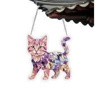 Cat Suncatcher Puzzle - DIY Acrylic Window Decor | Colorful Ornament