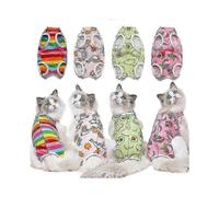 Cat Surgery Recovery Suit, Anti-Lick Post-Op Clothing for Cats and Small Dogs