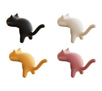Cat Table Hook, Clamp-On Desk Organizer, Clip Hanger for Cords and Bags, 3.38×1.30×1.97in, Scratch Resistant Clamp, Space Saving Clip Design, for Backpack, Purse, Cable, Closet,