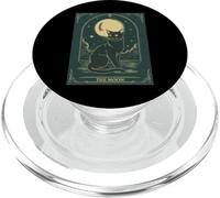 Cat Tarot Card - The Moon Vintage Style Tee PopSockets PopGrip per MagSafe