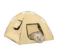 Cat Tent, Foldable Pet House for Outside, Breathable Portable Shelter for Small Animals, Ideal for Beach, Travel, Camping, Balcony, Adventure, Summer Patio, Outdoor Trip Use