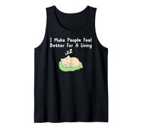 Cat Therapist Citazione I Make People Feel Better Kawaii Kitten Canotta