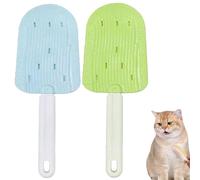Cat Tongue Comb,Celerypets Cat Tongue Comb,Cat Tongue Brush,Multifunctional Pet Ice Cream Massage Comb,2024 New Cat Tongue Licking Hair Comb for Grooming Dogs Cats Pet Grooming Shedding (2pcs-6)