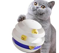 Cat Toy Ball Track - 3 strati di gatti - Giocattolo puzzle, giocattolo sportivo, divertente per la protezione di mobili, gatti, gattini. Questa pista di palla per gatti offre al vostro animale