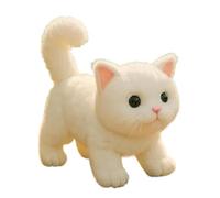 Cat Toys for Kids Plush - 19 x 11 x 17 cm elettrico Realistic Cat, interactive Cute Toy, morbido stuffed Animal for Home Offices, Girls Boys Daughter Son | Friends Thanksgiving Christmas Valentine
