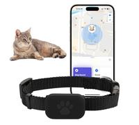 Cat Tracker, collare GPS per gatti di piccola taglia, senza canone mensile, per funzione di ricerca Apple (solo iOS), collare tracker GPS per gatti (confezione da 1)
