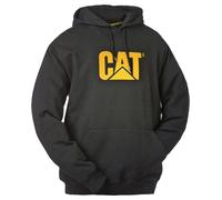 CAT Trademark Felpa con Cappuccio Uomo Caterpillar Durevole Lavoro Pullover