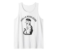 Cat Tshirt Viva La Revolucion Kitty Meow Guerrilla Kitten Canotta