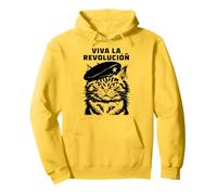 Cat Tshirt Viva La Revolucion Kitty Meow Guerrilla Kitten Felpa con Cappuccio