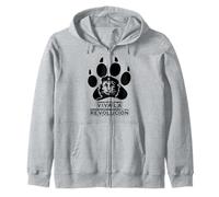 Cat Tshirt Viva La Revolucion Kitty Meow Guerrilla Kitten Felpa con Cappuccio