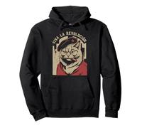 Cat Tshirt Viva La Revolucion Kitty Meow Guerrilla Kitten Felpa con Cappuccio
