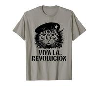 Cat Tshirt Viva La Revolucion Kitty Meow Guerrilla Kitten Maglietta