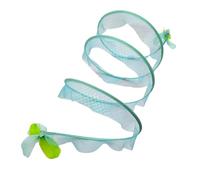 Cat Tube, S-Shaped Pet Tunnel, Foldable Maze Toy, Portable Play Pipe with Feather Bell, Interactive Boredom Relief for Kitten Training and Exercise, 19.69x9.84 inches