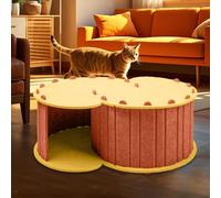 Cat Tunnel Bed per Gatti Tubo Gioco Interattivo con Due Ingressi Copertura