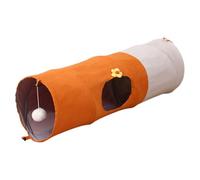 Cat Tunnel, Foldable Play Tunnel with Ball, 31,5 x 9,84 in Scratch Resistant Enrichment Tent, Training Toy Design, Lightweight Exercise Equipment for Indoor Use, Living Room, Activity
