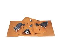 Cat Tunnel Toy | Agility Training Mat | Enrichment Furniture Interactive Kitten Toy for Daily Exercise Indoor Hunting Home Climbing Apartment Travel