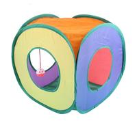 Cat Tunnels indoor - tunnel per coniglietto | Multipurpose and Cat Cube, Pets Teepee Funny Tent Toy Hideaway Cave Portable For Dogs Kittens Small Pets Playing Training, Rainbow