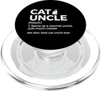 Cat Uncle Definition: il miglior zio gatto di sempre, amante dei gatti divertente PopSockets PopGrip per MagSafe