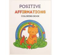 Cat Unicorn Positive Affirmations Coloring Book