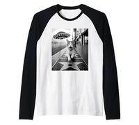 Cat Walk of Fame UFO LA Gattino Alieno di Los Angeles Maglia con Maniche Raglan