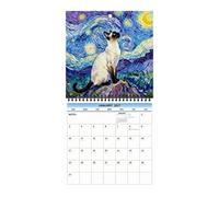 Cat Wall Calendar, 2027 Planner with Monthly Schedule, Ideal Home Office
