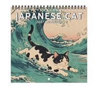 Cat Wall Calendar Kitten - 12 Month Planner Display Schedule Hangable | Office Wall Calendar for Home Office School Study Classroom Bedroom Dorm Family Teacher Planning