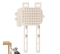 Cat Wall Corner Brush | Corner Brush for Cats | Wall-Mounted Cat Brush | Cat Grooming Wall Corner Brush, Cat Corner Scratching Brush, Wall Corner Pet Grooming Brush, Interactive Corner Cat Brush