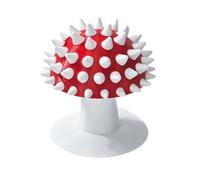 Cat Wall Scratcher, Mushroom Stabile Groomer, Self Grooming Comb with Compact Design, Pet Essentials Utility Gear for Daily Brushing Short-Hair Puppy Kitten Indoor Living Room Bedroom Home