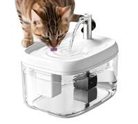 Cat Water Fountain - 1.5L Automatic | Quiet Circulation Bowl | Intelligent Running Water Dispenser, Ultra Silent Filtered Flowing Fountain, for Kittens Small Dogs & Indoor Pets
