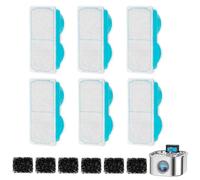 Cat Water Fountain Filter - Cotton Sponge 9x4.3x2.2cm | Odor Remover Replacement Filter For Cat Fountain, Pet Drinking Dispenser | Indoor Home Apartment Daily Maintenance For Clean Water