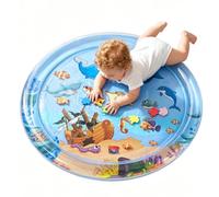 Cat Water Mat Toy | Inflatable Cooling Pad With Floating Fish
