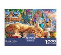 Cat Wedding RidePremium Jigsaw Puzzles for Adults A 1000-Piece (Advanced) Challenging Educational Brain Game - An Engaging And Thoughtful Gift Idea for Adults And Older Kids Age 12 Years Up to Enjoy