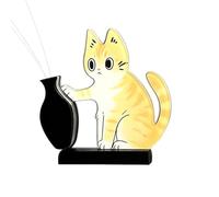 Cat Whisker Keeper - Lightweight Acrylic Magnetic Holder For Treasured Keep