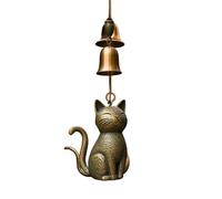 Cat Wind Chime | Campane appese verso l'esterno | Chime antivento adattabile per giardini, cortili, terrazze, verande e sentieri decorazioni