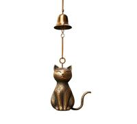 Cat Windchime Decor - Garden Yards Door Windchimes Decorations | Elegant Animals Statua Decorare Outside Bells Pendant for Yard Home Balcony
