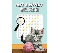 Cat Word Search Puzzle Book: Easy to Read Themed Activities | 6x9 inches, 110 pages | 50+ Puzzles ... Gift for Vacations, Holidays and Spare Time