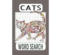 Cat Word Search Puzzle Book: Fun relaxing easy to read print about kitty | 6X9 inches, 110 pages, 50 plus puzzles... Gift for vacation, Holidays and ... teenagers, adults, seniors, and cat lovers