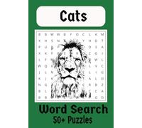 Cat word search puzzle book: Word Search with Easy to Read Print about Cats, Cat Toys, Cat Food and more | 6x9 inches, 110 pages | 50+ puzzles ... Gift for Vacations, Holidays, and Free Times,
