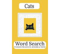Cat Word Search Puzzle Book: Word Search with Easy-to-Read Print about Cats, Kittens, Breeds, and More [6x9 inches, 110 pages] 50+ Puzzles for Cat Lovers, Relaxation, and Purr-fect Gift Giving