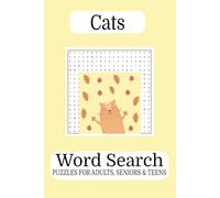 Cat Word Search Puzzle Book: Word Search with Easy-to-Read Print about Cats, Kittens, Breeds, and More [6x9 inches, 110 pages] 50+ Puzzles for Cat Lovers, Relaxation, and Purr-fect Gift Giving